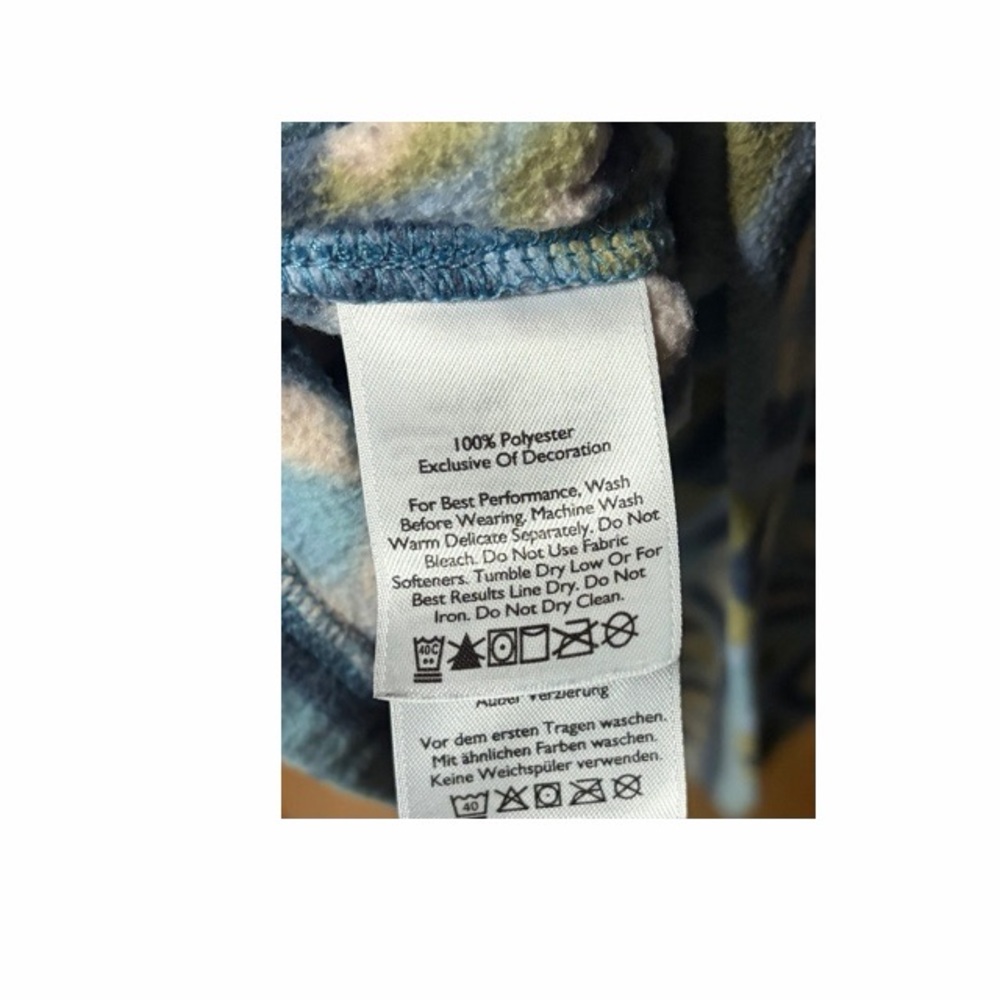 Eddie Bauer Geometric Fleece Quarter Zip Pullover Sweater - Picture 4 of 4